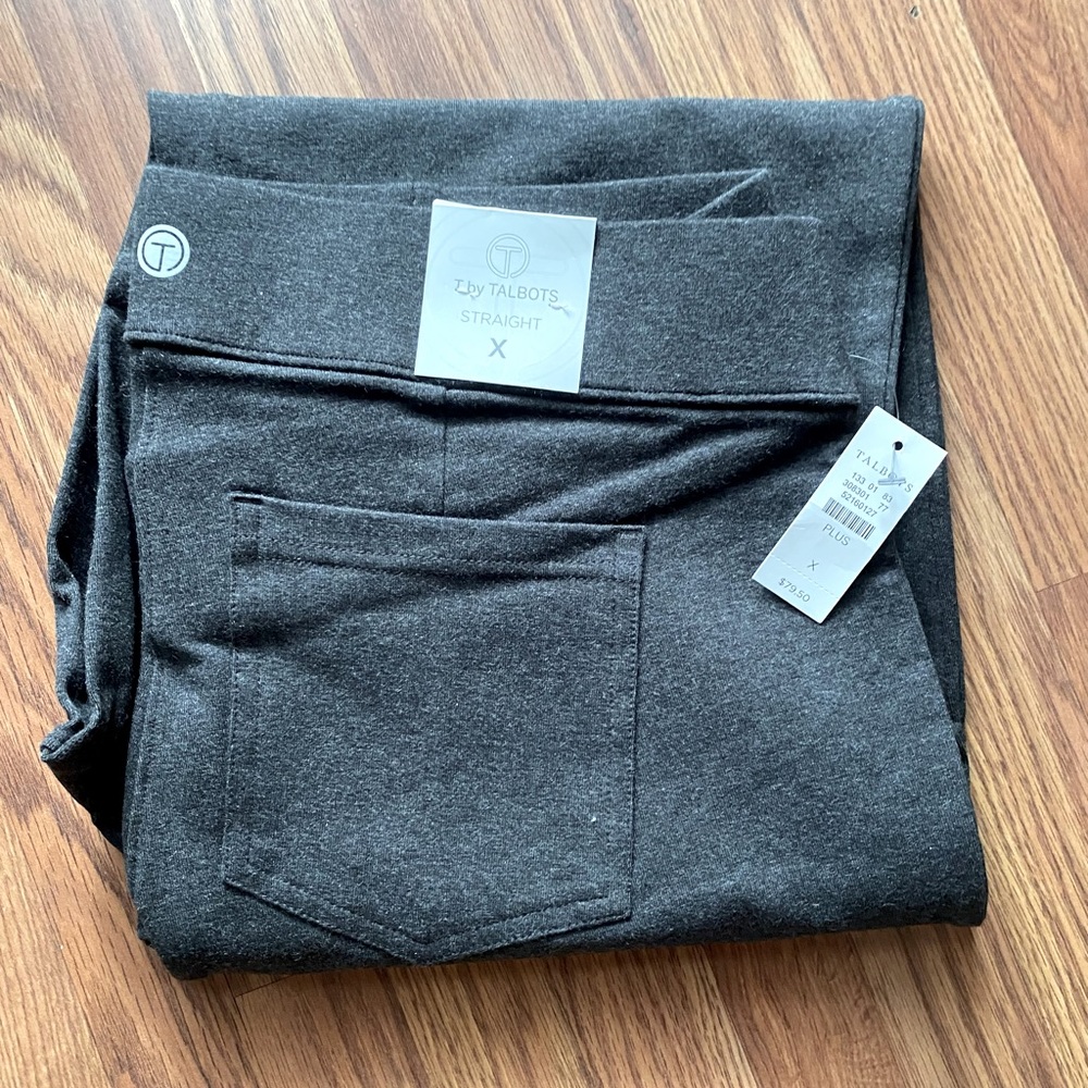 T by Talbots Everyday Stretch Straight Leg pants . New with tags.